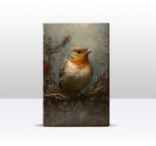 Load image into Gallery viewer, Laqueprint - Robin with roses - Hand lacquered - 19.5 x 30 cm - LP368
