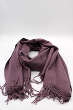 Load image into Gallery viewer, Plain Cashmere Sensation Scarf - Purple
