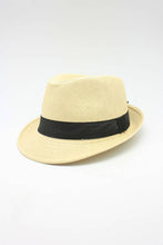 Load image into Gallery viewer, Summer Trilby Hat: Dark grey
