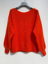 Load image into Gallery viewer, Kid mohair and wool sweater 5102: Navy
