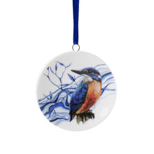 Load image into Gallery viewer, Kingfisher Christmas ornament
