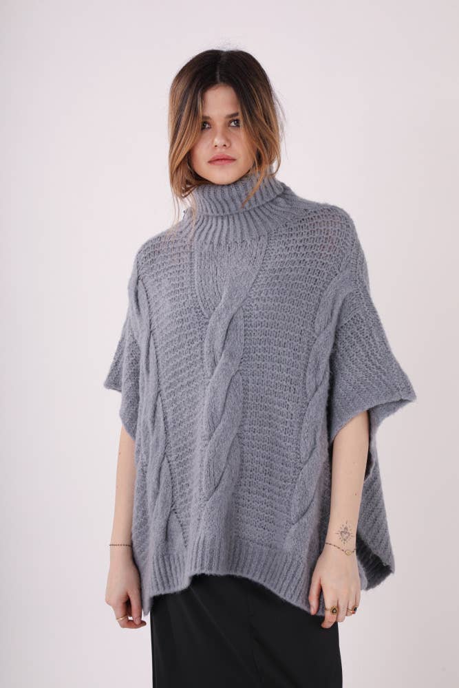 Sleeveless sweater - PANCHO: Grey