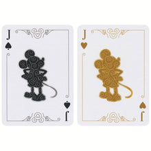 Load image into Gallery viewer, Bicycle Disney Mickey Mouse Black And Gold Playing Cards
