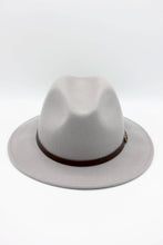 Load image into Gallery viewer, Classic Wool Fedora Hat with Belt: 58 / Ruggine
