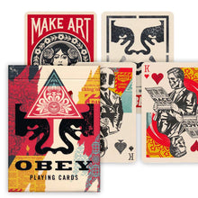 Load image into Gallery viewer, Obey Playing Cards Collage edition Theory11
