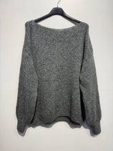 Load image into Gallery viewer, Kid mohair and wool sweater 5102: Navy
