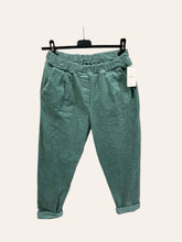 Load image into Gallery viewer, #7360 ribbed velvet pants: PERSIMMON
