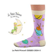 Load image into Gallery viewer, Petit Prince Purple Planets Socks Gift: L: 41-46 UK (7½-11½) US (8-12)
