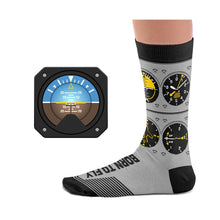 Load image into Gallery viewer, Aircraft Instruments Socks Gift: L: 41-46 UK (7½-11½) US (8-12)

