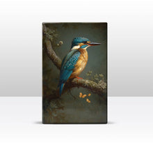 Load image into Gallery viewer, Laqueprint - Kingfisher with butterflies - Hand lacquered - 19.5 x 30 cm - LP373
