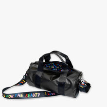 Load image into Gallery viewer, LOVE LIFE Metallic Black Medium Weekender
