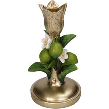 Load image into Gallery viewer, Candle Holder - Lime Gold ↑ 19 cm
