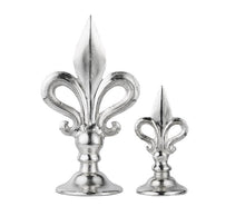 Load image into Gallery viewer, Lily decoration XL silver 23.5 and 40 cm
