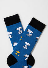 Load image into Gallery viewer, BeSnoopy Blue - 100% Organic Cotton Socks: Blue / Intl / 41/46
