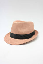 Load image into Gallery viewer, Summer Trilby Hat: Black
