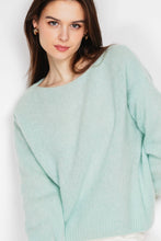 Load image into Gallery viewer, Kid mohair and wool sweater 5102: Navy
