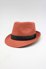 Load image into Gallery viewer, Summer Trilby Hat: Dark grey
