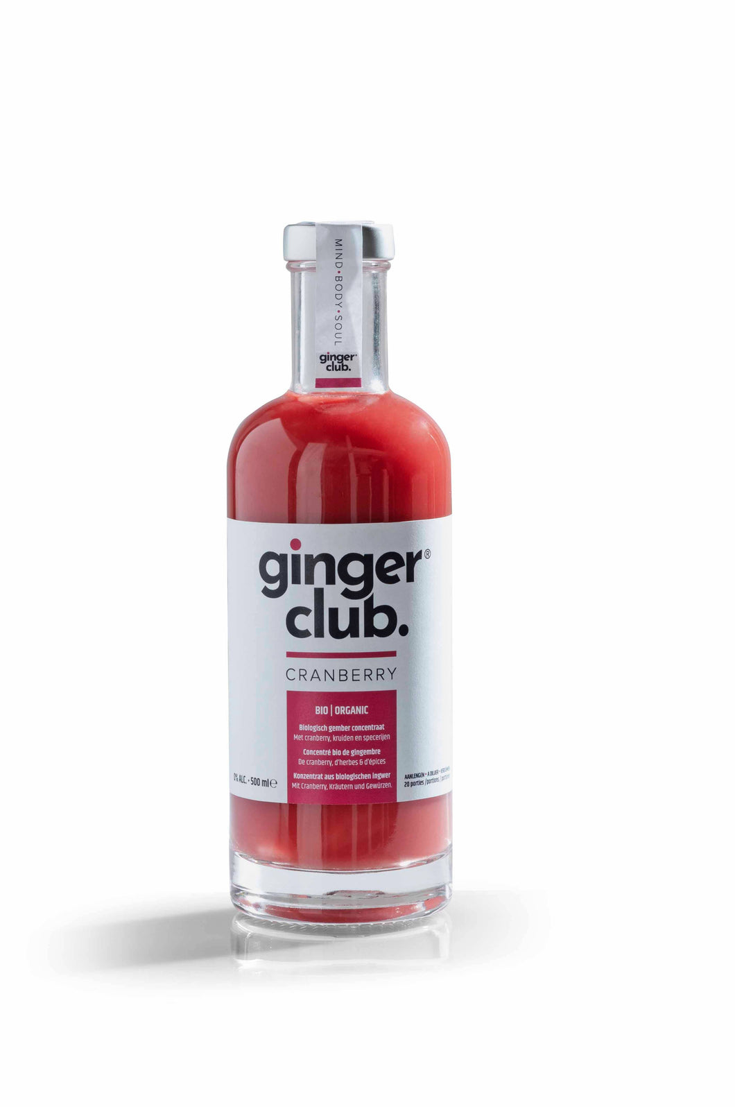 Gingerclub Cranberry 500ml