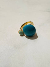 Load image into Gallery viewer, Morris Stainless Steel Enamel Ring: Lime Green
