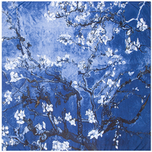 Load image into Gallery viewer, Van Gogh Almond Blossom silk blend scarf
