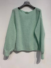 Load image into Gallery viewer, Kid mohair and wool sweater 5102: Navy
