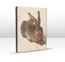 Load image into Gallery viewer, Laque print - Rabbit - Albrecht Durer - 19.5 x 26 cm - LP281
