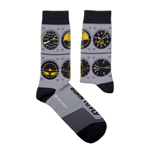 Load image into Gallery viewer, Aircraft Instruments Socks Gift: L: 41-46 UK (7½-11½) US (8-12)
