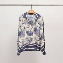 Load image into Gallery viewer, Jungle print tunic KD7365VS-2: Noir
