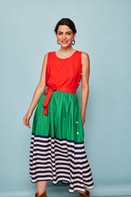 Load image into Gallery viewer, Green Star Long Dress: S
