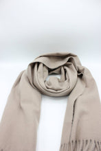 Load image into Gallery viewer, Plain Cashmere Sensation Scarf - Taupe
