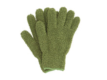 Load image into Gallery viewer, Plant dusting gloves green - Microfiber
