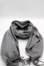 Load image into Gallery viewer, Plain Cashmere Sensation Scarf - Grey
