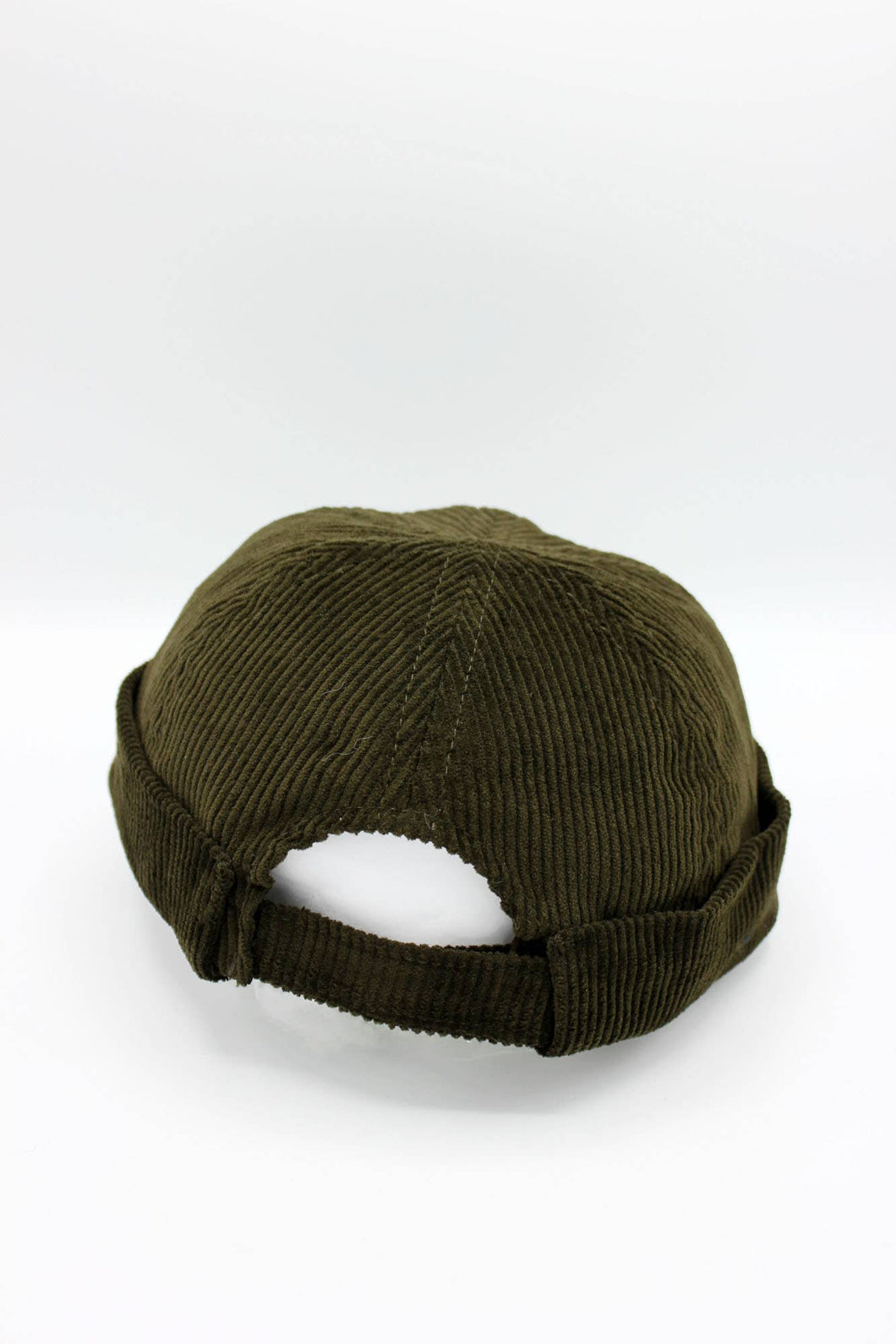 Portuguese Breton Cotton Velour Miki Docker Hat: Khaki