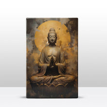 Load image into Gallery viewer, Buddha with folded hands - Mini Laqueprint - 9.6 x 14.7 cm - LPS505
