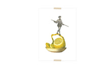 Load image into Gallery viewer, Postcard collage Museum collection - lemon choral dancing
