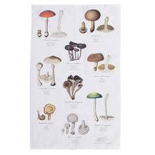Load image into Gallery viewer, Mushroom 100% organic cotton tea towel
