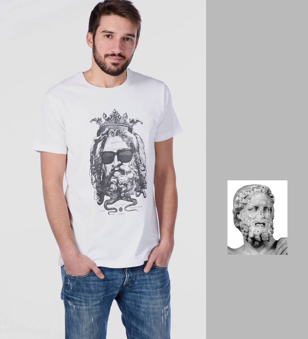 T-SHIRT POSEIDON WHITE