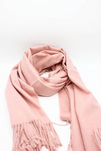 Load image into Gallery viewer, Plain Cashmere Sensation Scarf - Salmon Pink
