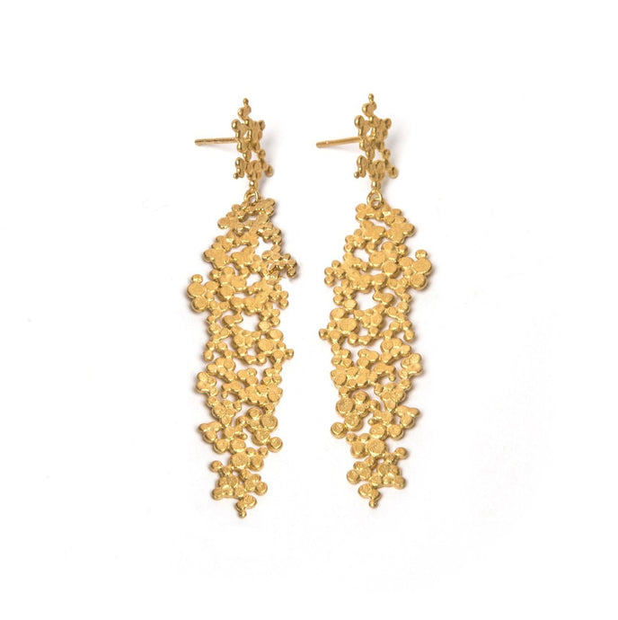 Gold Plated Earrings - ArtLofter