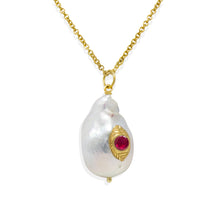 Load image into Gallery viewer, Ruby Eye Pendant
