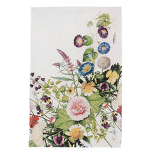 Load image into Gallery viewer, A Flower Garden 100% organic cotton tea towel- made in Europ
