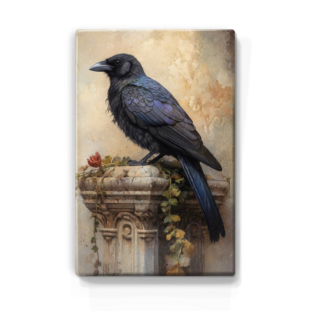 Black Crow - Laque print - 19.5 x 30 cm - LP350