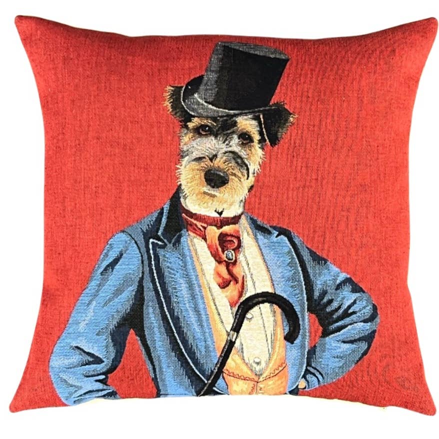 airedale terrier pillow cover - anthropomorphic decor